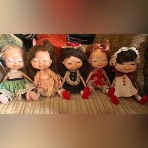 VINTAGE 2001 lot of Little Sophisticates Dolls